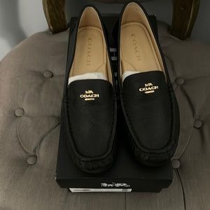 Coach Marley leather slip on drivers